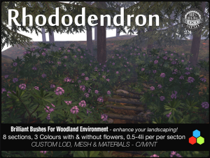 meshy rhododendron by cube